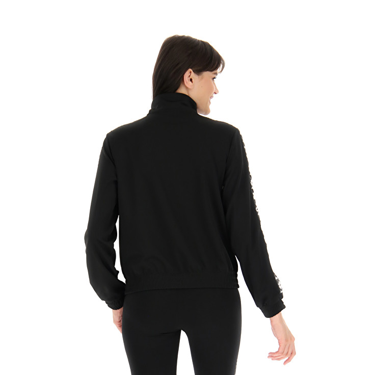 Women Lotto Athletica Icon W Fz Jackets Black | 41930-LNYH