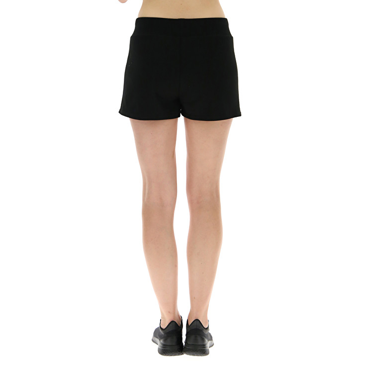 Women Lotto Dinamico W Iv Ft Shorts Black | 82654-EBTM