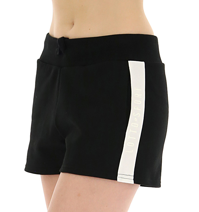 Women Lotto Dinamico W Iv Ft Shorts Black | 82654-EBTM