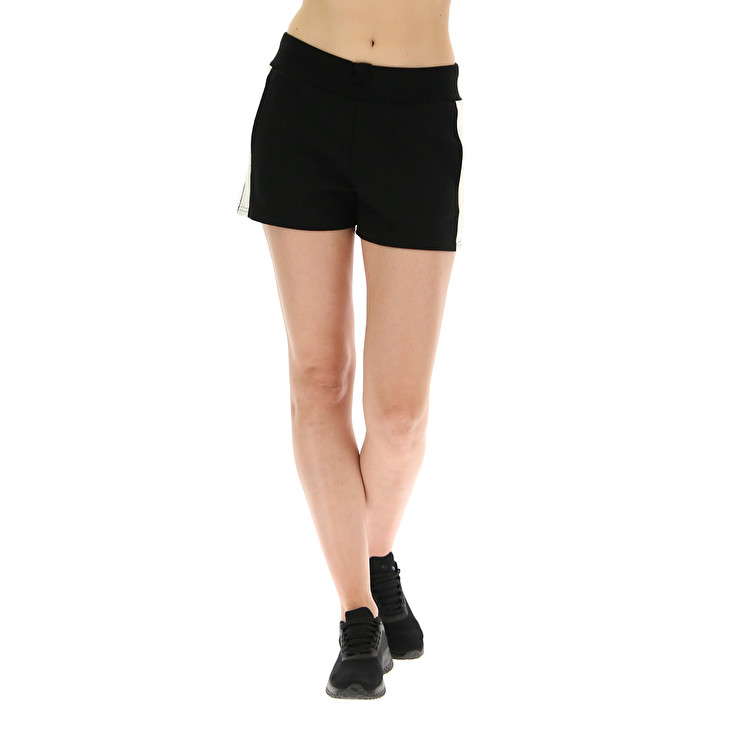 Women Lotto Dinamico W Iv Ft Shorts Black | 82654-EBTM