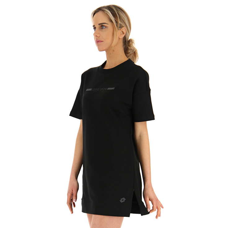Women Lotto Dinamico W Vi Dress Black | 13804-UYAQ