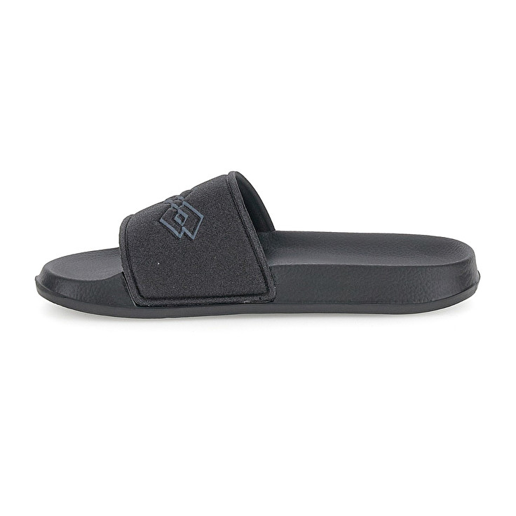 Women Lotto Gaya Ii W Slippers Black | 31456-FBSV