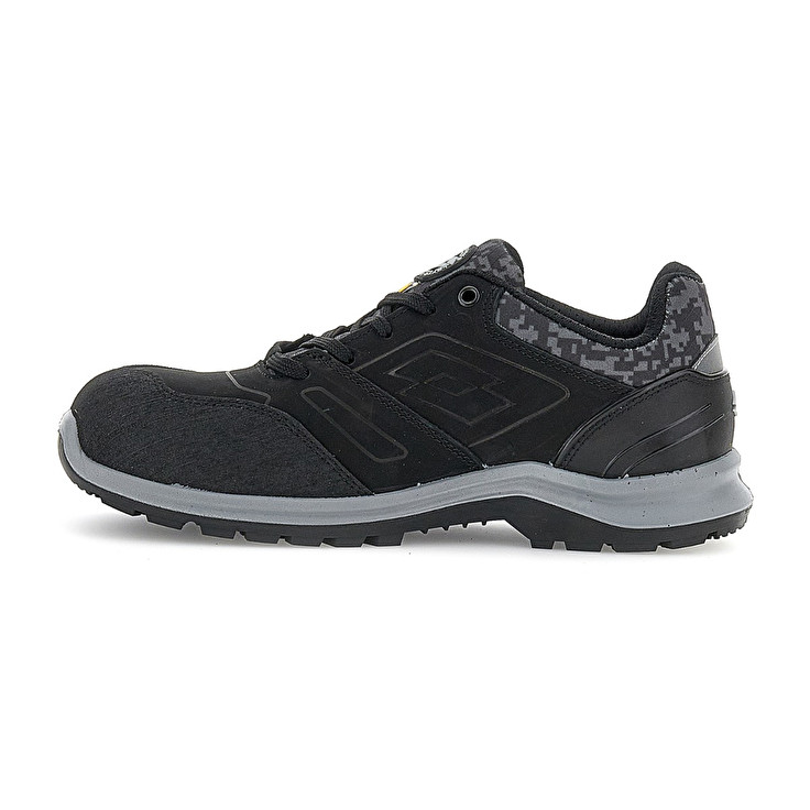 Women Lotto Hit 200 S3 Esd Safety Shoes Black | 09735-BDWI