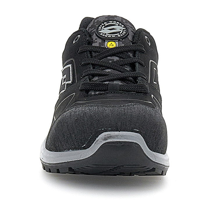 Women Lotto Hit 200 S3 Esd Safety Shoes Black | 09735-BDWI