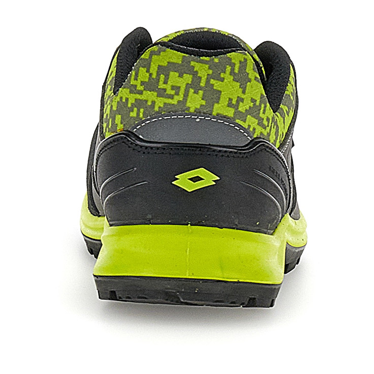 Women Lotto Hit 200 S3 Safety Shoes Grey / Green | 58376-DXIG