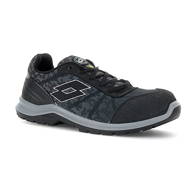 Women Lotto Hit 400 S1p Esd Safety Shoes Black | 94863-KXYI