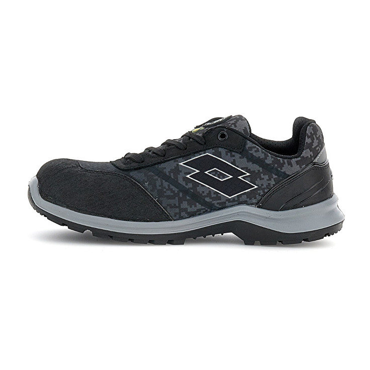 Women Lotto Hit 400 S1p Esd Safety Shoes Black | 94863-KXYI