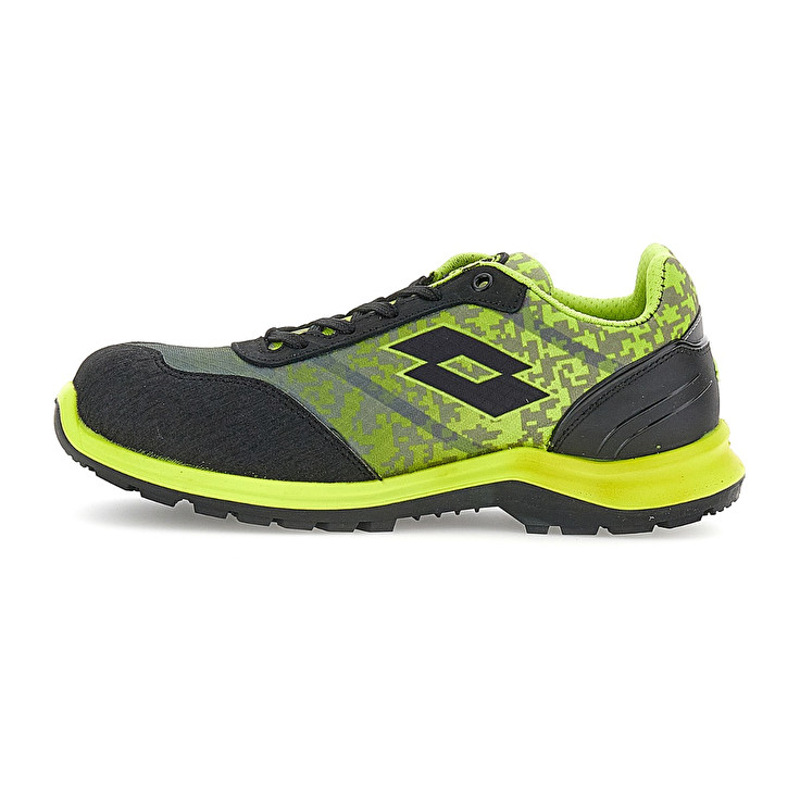 Women Lotto Hit 400 S1p Safety Shoes Green / Black / Grey | 47813-ASWG