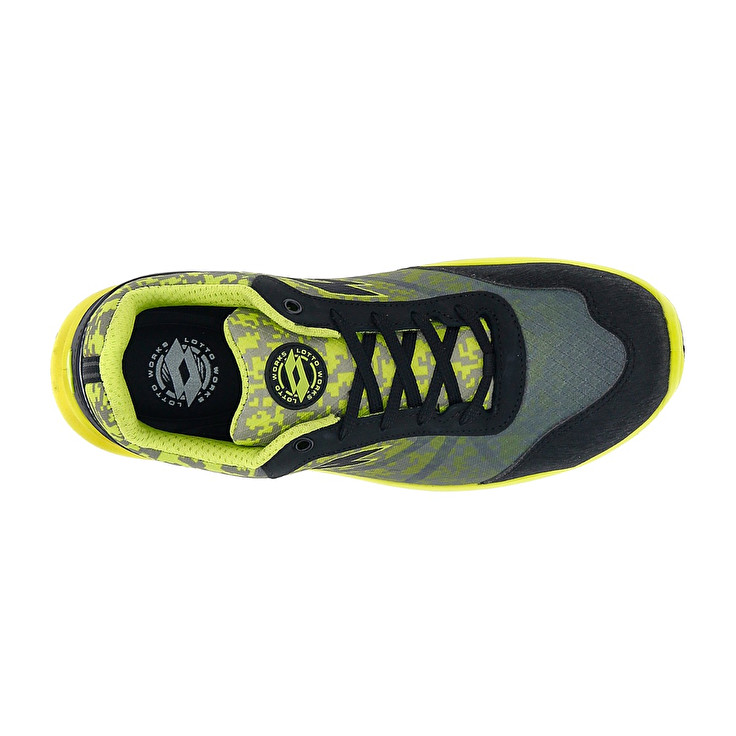 Women Lotto Hit 400 S1p Safety Shoes Green / Black / Grey | 47813-ASWG