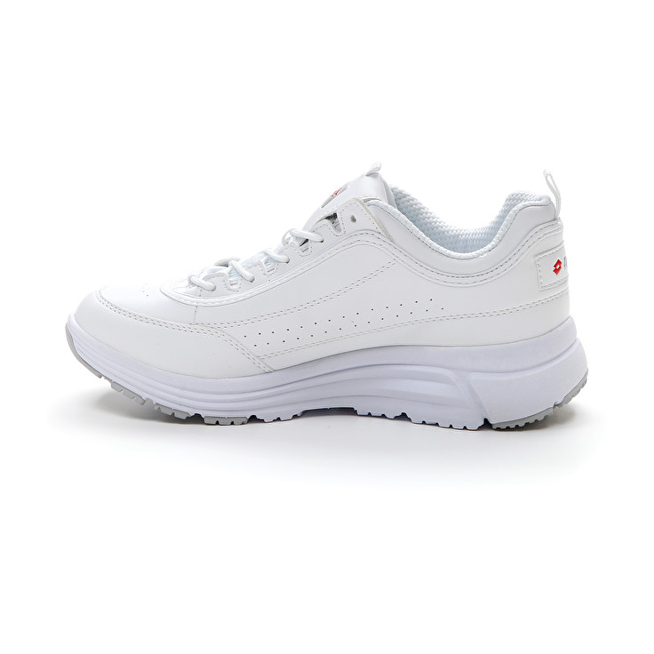 Women Lotto Love Ride Prime Ii W Sneakers White / Red | 03156-EICL