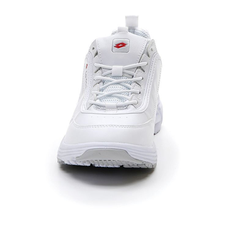 Women Lotto Love Ride Prime Ii W Sneakers White / Red | 03156-EICL