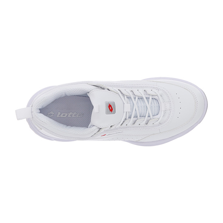 Women Lotto Love Ride Prime Ii W Sneakers White / Red | 03156-EICL