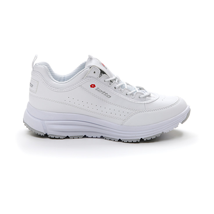 Women Lotto Love Ride Prime Ii W Sneakers White / Red | 03156-EICL