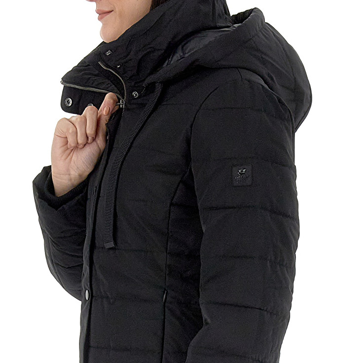 Women Lotto Lungo Corvara W Jackets Black | 80261-MULP