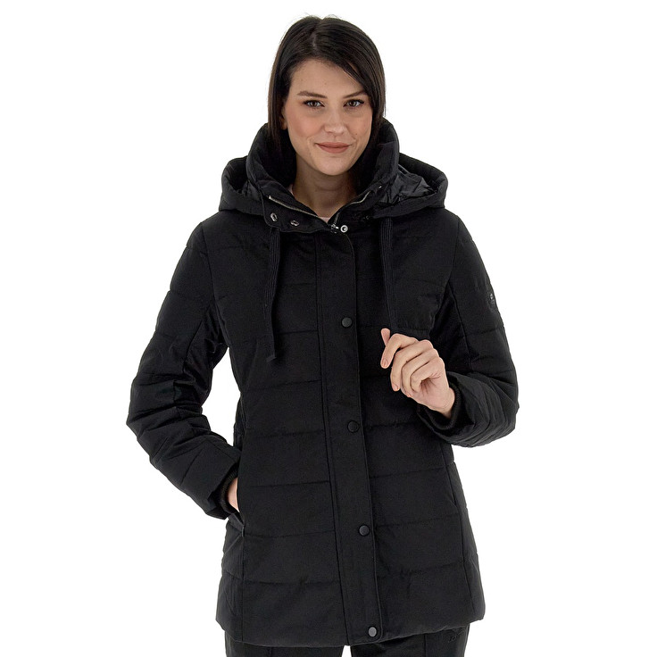 Women Lotto Lungo Corvara W Jackets Black | 80261-MULP