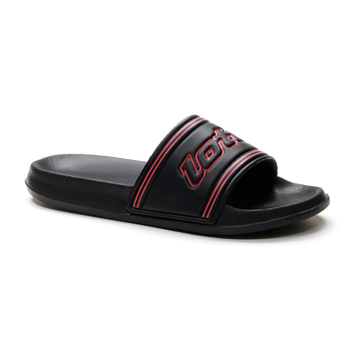 Women Lotto Midway Iv W Slippers Black / Coral | 10329-RVZU