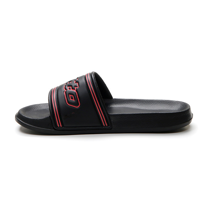 Women Lotto Midway Iv W Slippers Black / Coral | 10329-RVZU