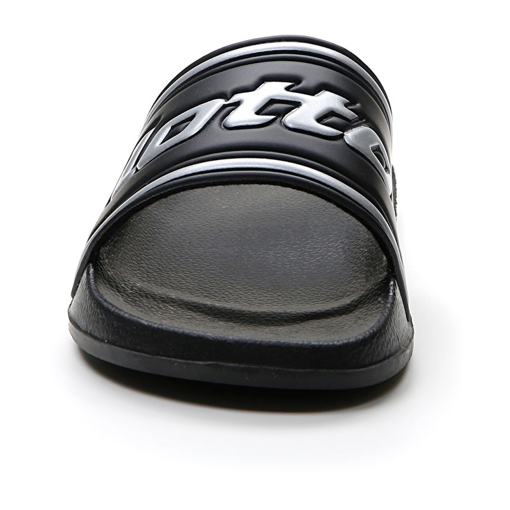 Women Lotto Midway Iv W Slippers Black / Silver | 69024-VRBH