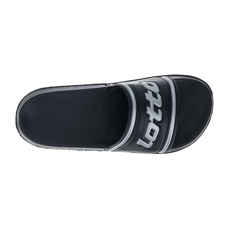 Women Lotto Midway Iv W Slippers Black / Silver | 69024-VRBH