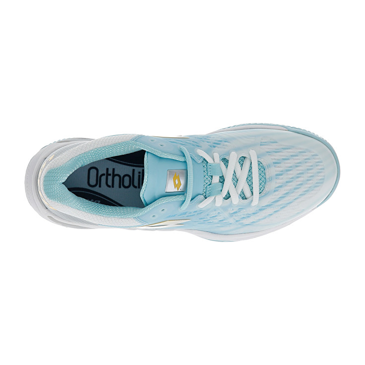 Women Lotto Mirage 100 Cly W Tennis Shoes White / Blue | 50693-TOXJ