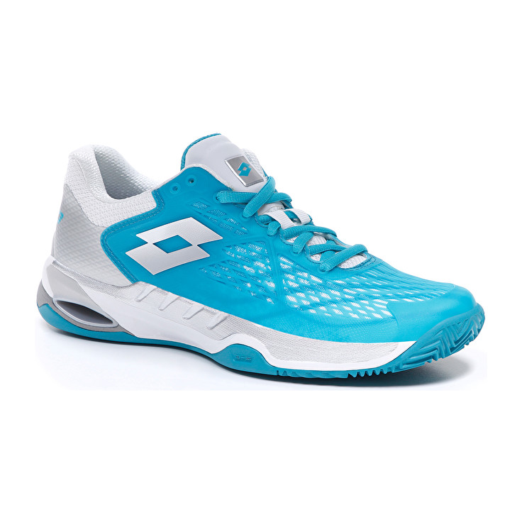 Women Lotto Mirage 100 Cly W Tennis Shoes Blue / White / Silver | 38412-YLAR