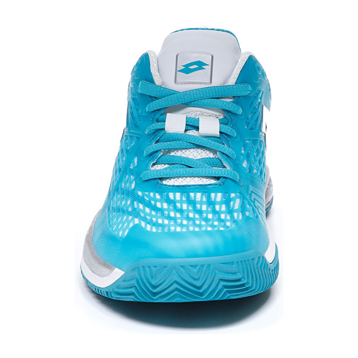 Women Lotto Mirage 100 Cly W Tennis Shoes Blue / White / Silver | 38412-YLAR