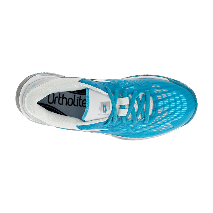 Women Lotto Mirage 100 Cly W Tennis Shoes Blue / White / Silver | 38412-YLAR