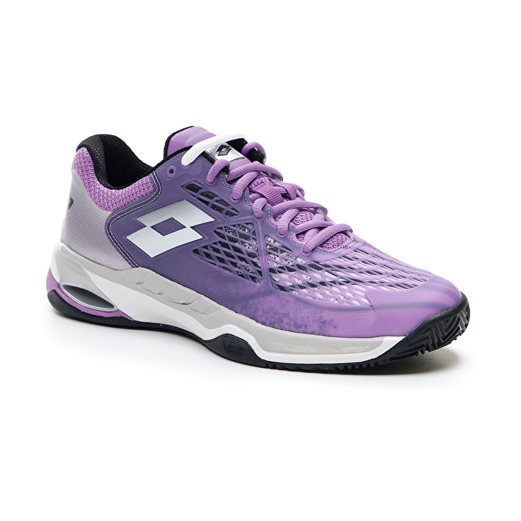 Women Lotto Mirage 100 Cly W Tennis Shoes Black / Silver | 72803-BQLR