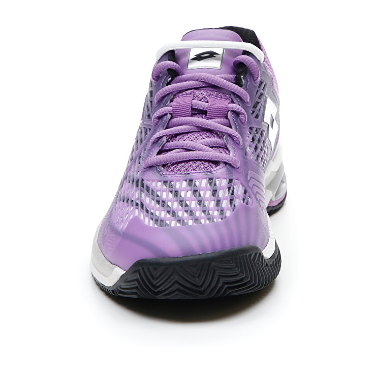 Women Lotto Mirage 100 Cly W Tennis Shoes Black / Silver | 72803-BQLR