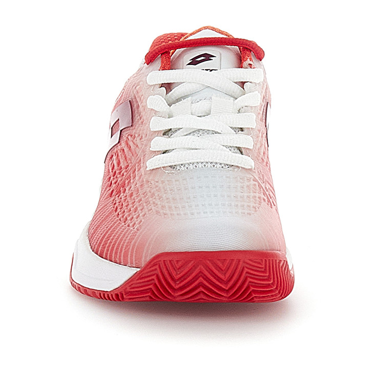 Women Lotto Mirage 100 Ii Cly W Tennis Shoes White / Red / Pink | 27840-GVRY