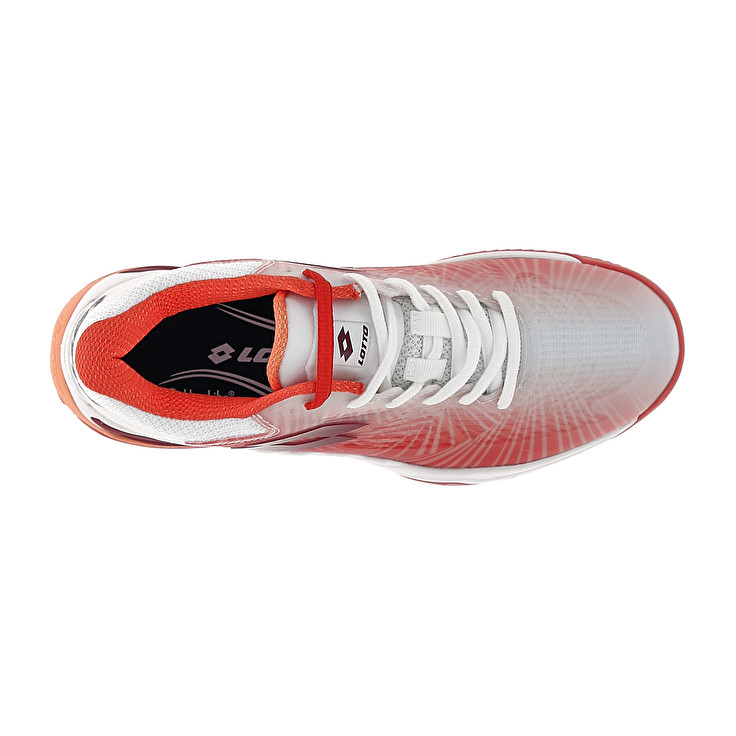 Women Lotto Mirage 100 Ii Cly W Tennis Shoes White / Red / Pink | 27840-GVRY