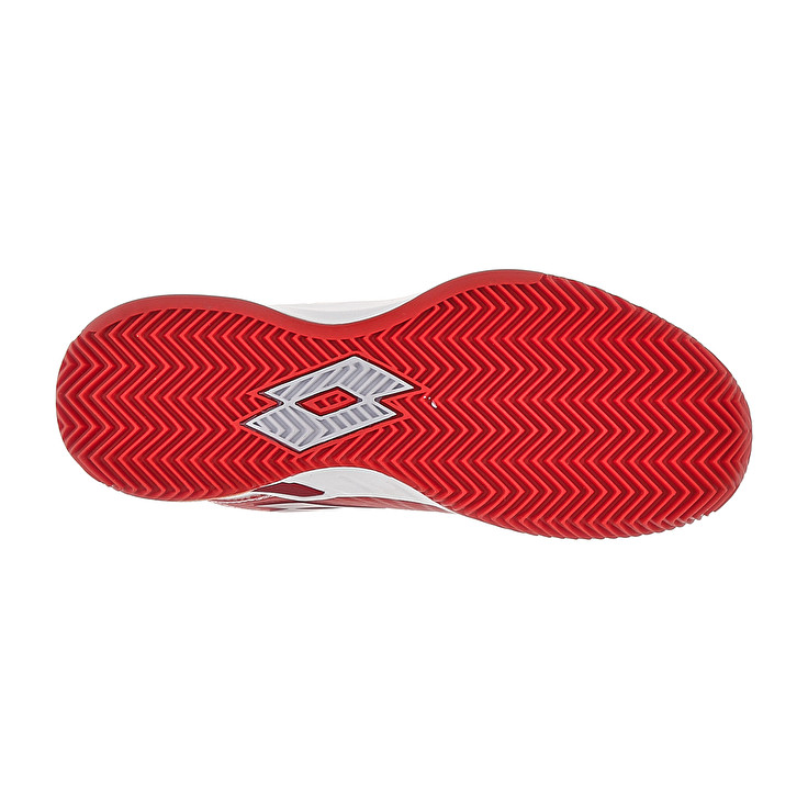 Women Lotto Mirage 100 Ii Cly W Tennis Shoes White / Red / Pink | 27840-GVRY