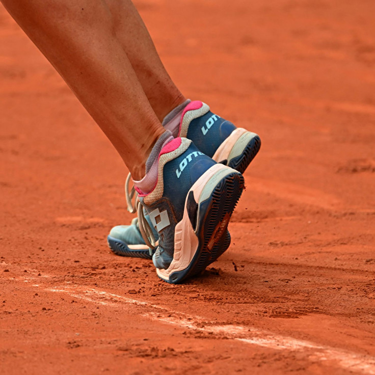 Women Lotto Mirage 100 Ii Cly W Tennis Shoes Blue / Blue / Pink | 27538-ROPY