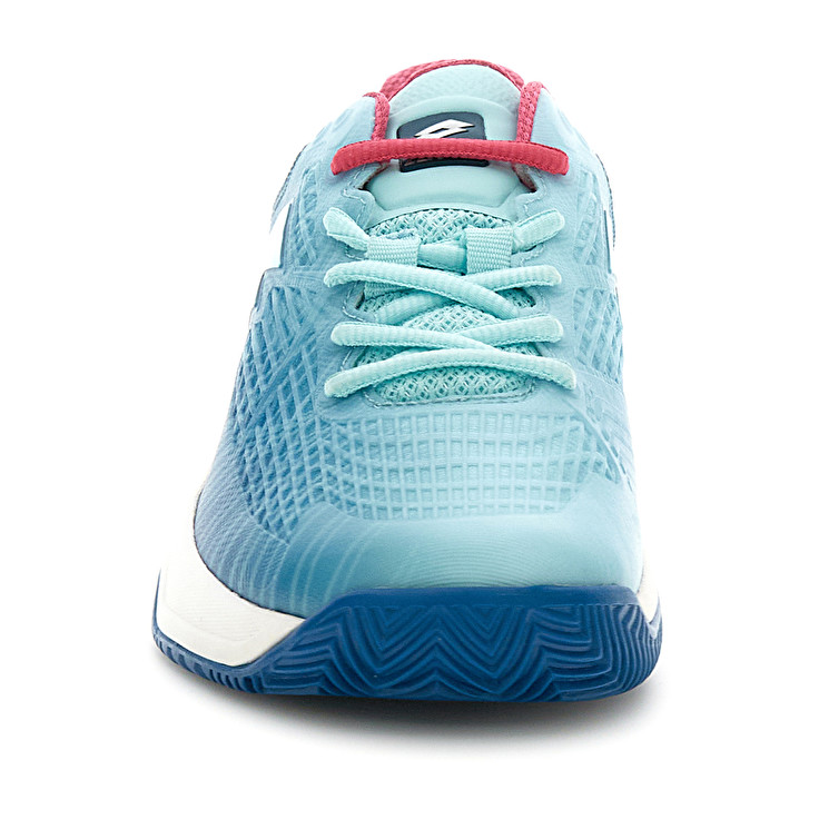 Women Lotto Mirage 100 Ii Cly W Tennis Shoes Blue / Blue / Pink | 27538-ROPY