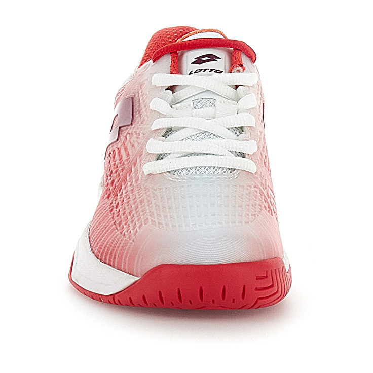 Women Lotto Mirage 100 Ii Spd W Tennis Shoes White / Red / Pink | 90578-JKZA