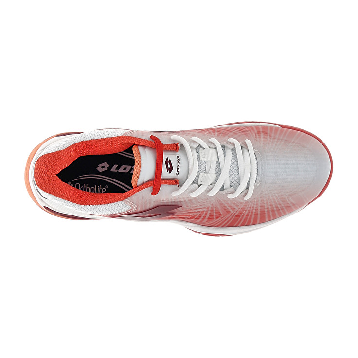 Women Lotto Mirage 100 Ii Spd W Tennis Shoes White / Red / Pink | 90578-JKZA