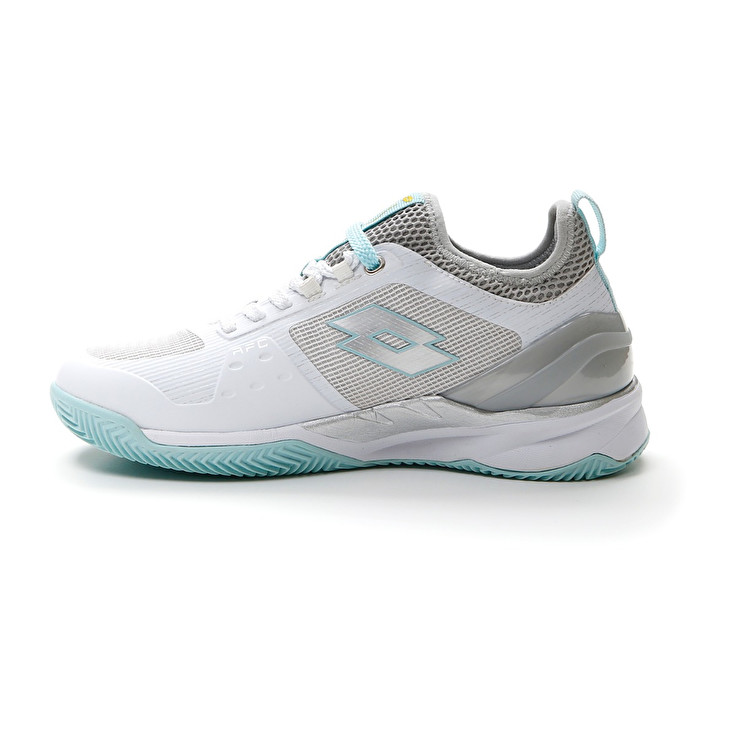 Women Lotto Mirage 200 Cly W Tennis Shoes White / Silver / Blue | 28390-CUAN