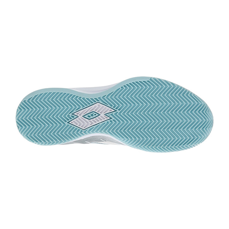 Women Lotto Mirage 200 Cly W Tennis Shoes White / Silver / Blue | 28390-CUAN