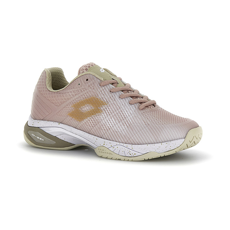 Women Lotto Mirage 300 Iii Spd W Tennis Shoes White / Coral | 35247-AIBY
