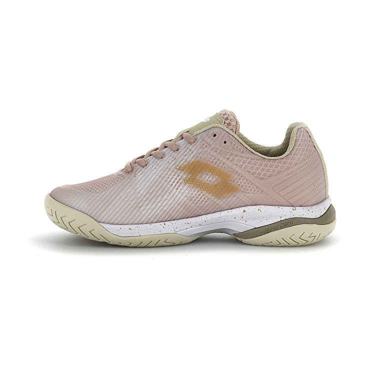 Women Lotto Mirage 300 Iii Spd W Tennis Shoes White / Coral | 35247-AIBY