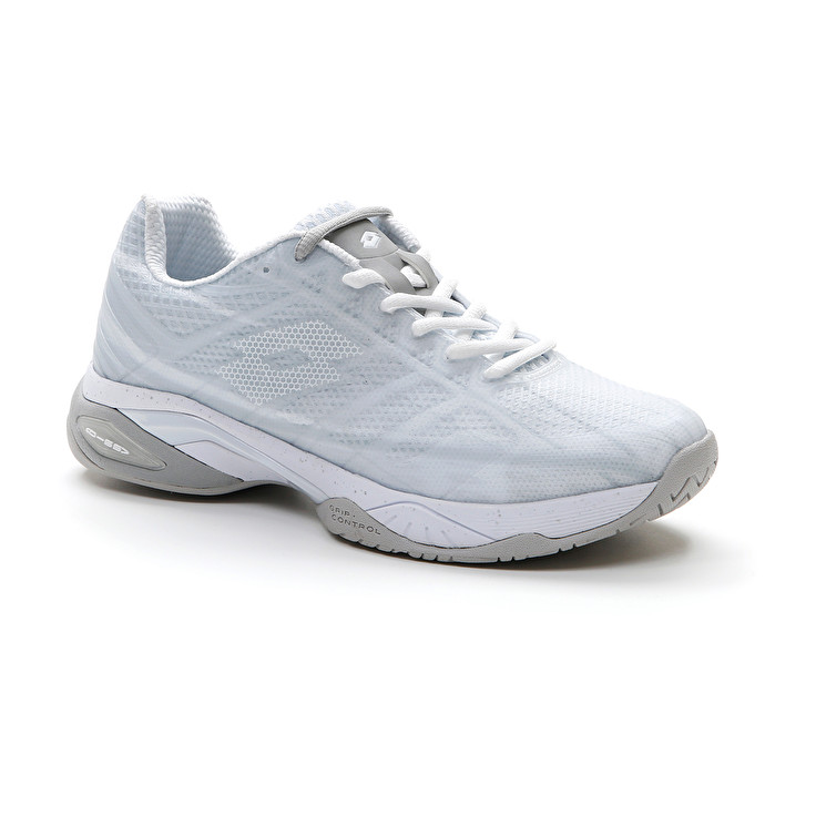 Women Lotto Mirage 300 Spd W Tennis Shoes White / Silver | 71328-UHQL