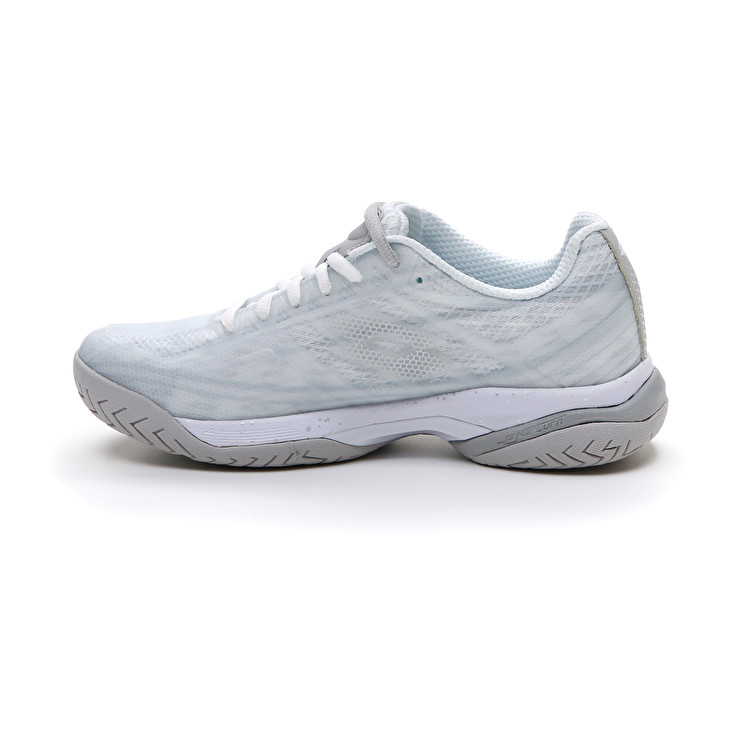 Women Lotto Mirage 300 Spd W Tennis Shoes White / Silver | 71328-UHQL