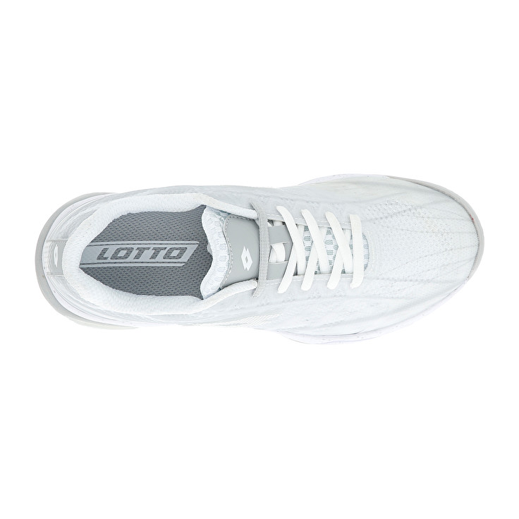 Women Lotto Mirage 300 Spd W Tennis Shoes White / Silver | 71328-UHQL