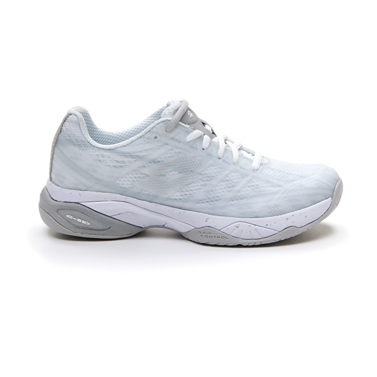 Women Lotto Mirage 300 Spd W Tennis Shoes White / Silver | 71328-UHQL