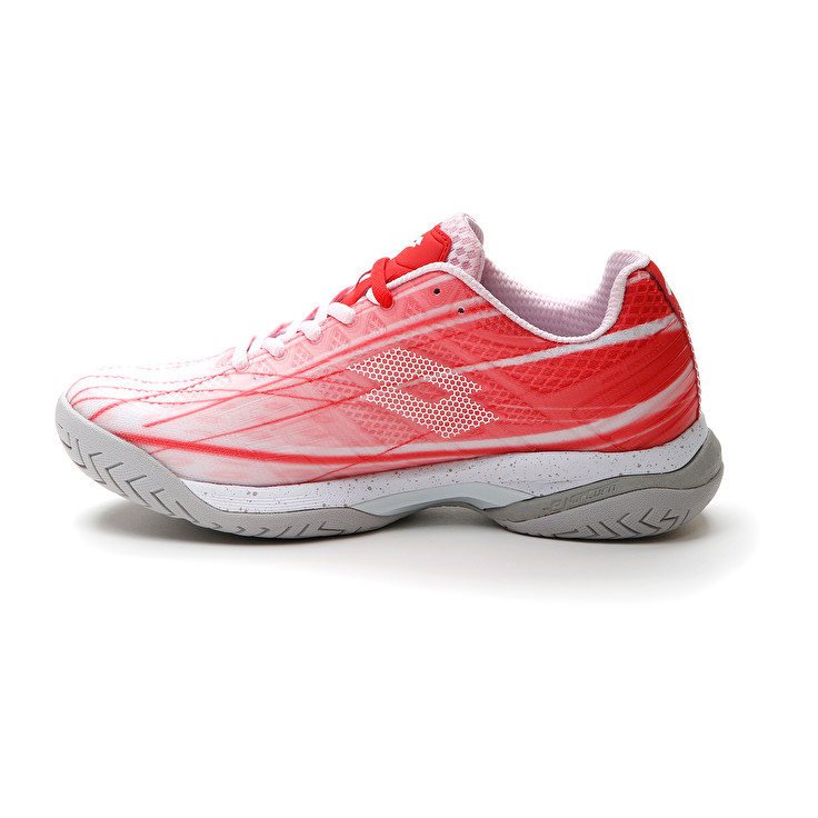 Women Lotto Mirage 300 Spd W Tennis Shoes Pink / White / Red | 07431-RICX