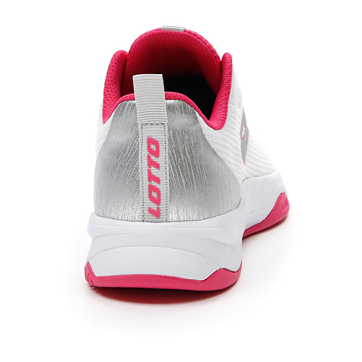 Women Lotto Mirage 600 Alr W Tennis Shoes White / Silver / Pink | 73890-RMPA