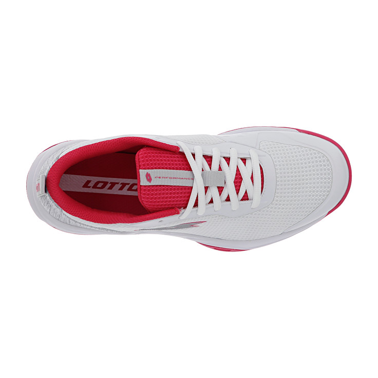 Women Lotto Mirage 600 Alr W Tennis Shoes White / Silver / Pink | 73890-RMPA