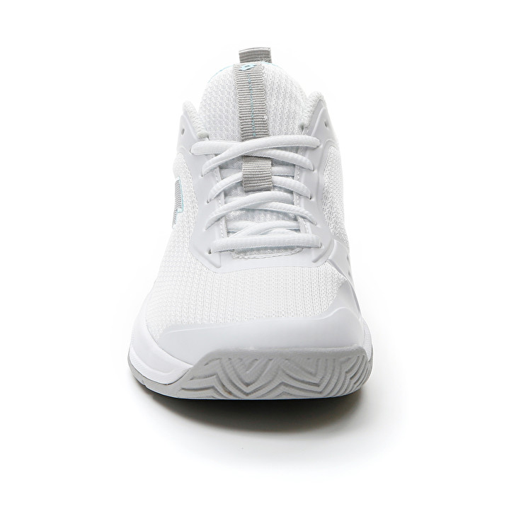 Women Lotto Mirage 600 Alr W Tennis Shoes White / Silver / Blue | 57261-MVXQ