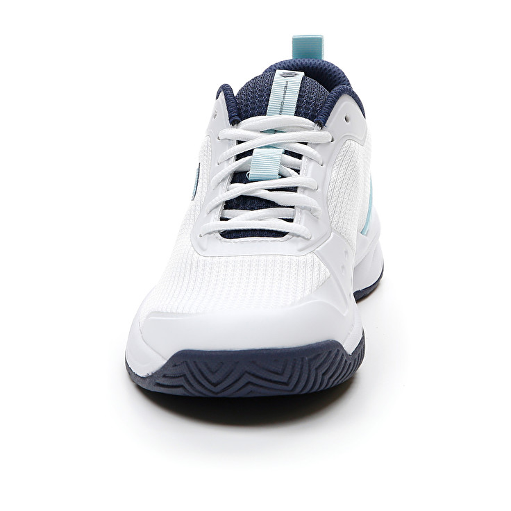 Women Lotto Mirage 600 Alr W Tennis Shoes White / Navy / Blue | 72405-TUVM