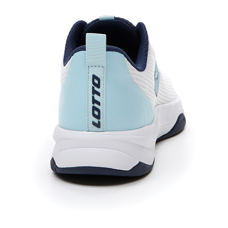 Women Lotto Mirage 600 Alr W Tennis Shoes White / Navy / Blue | 72405-TUVM